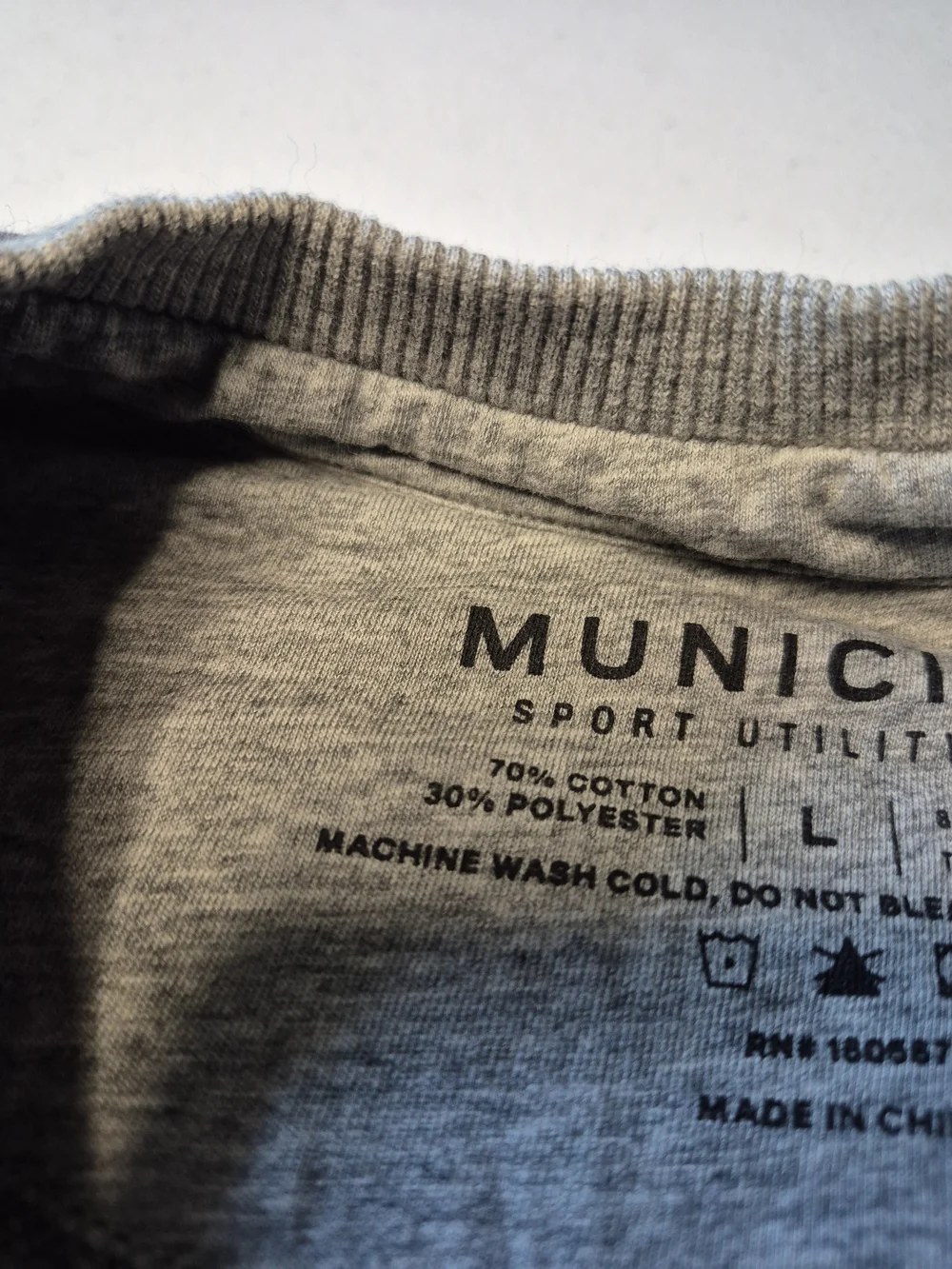 municipal crewneck gray